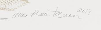Ulla Rantanen, litograph, signed and dated 2014, numbered 35/75.
