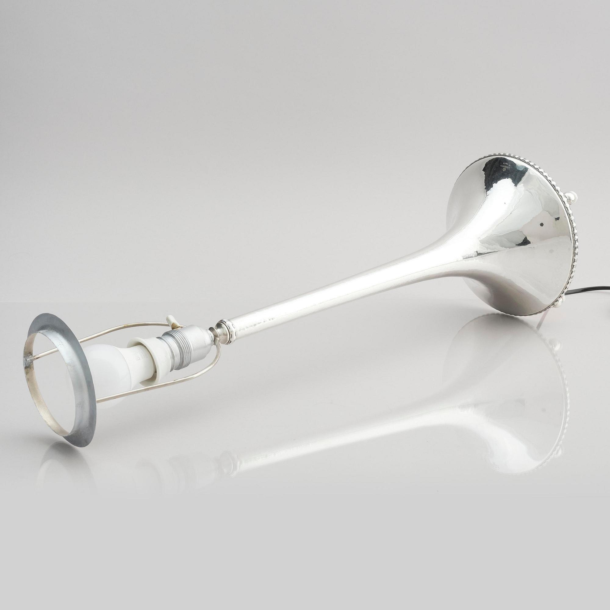 Karl Anderson, a silver table lamp, Stockholm 1917.