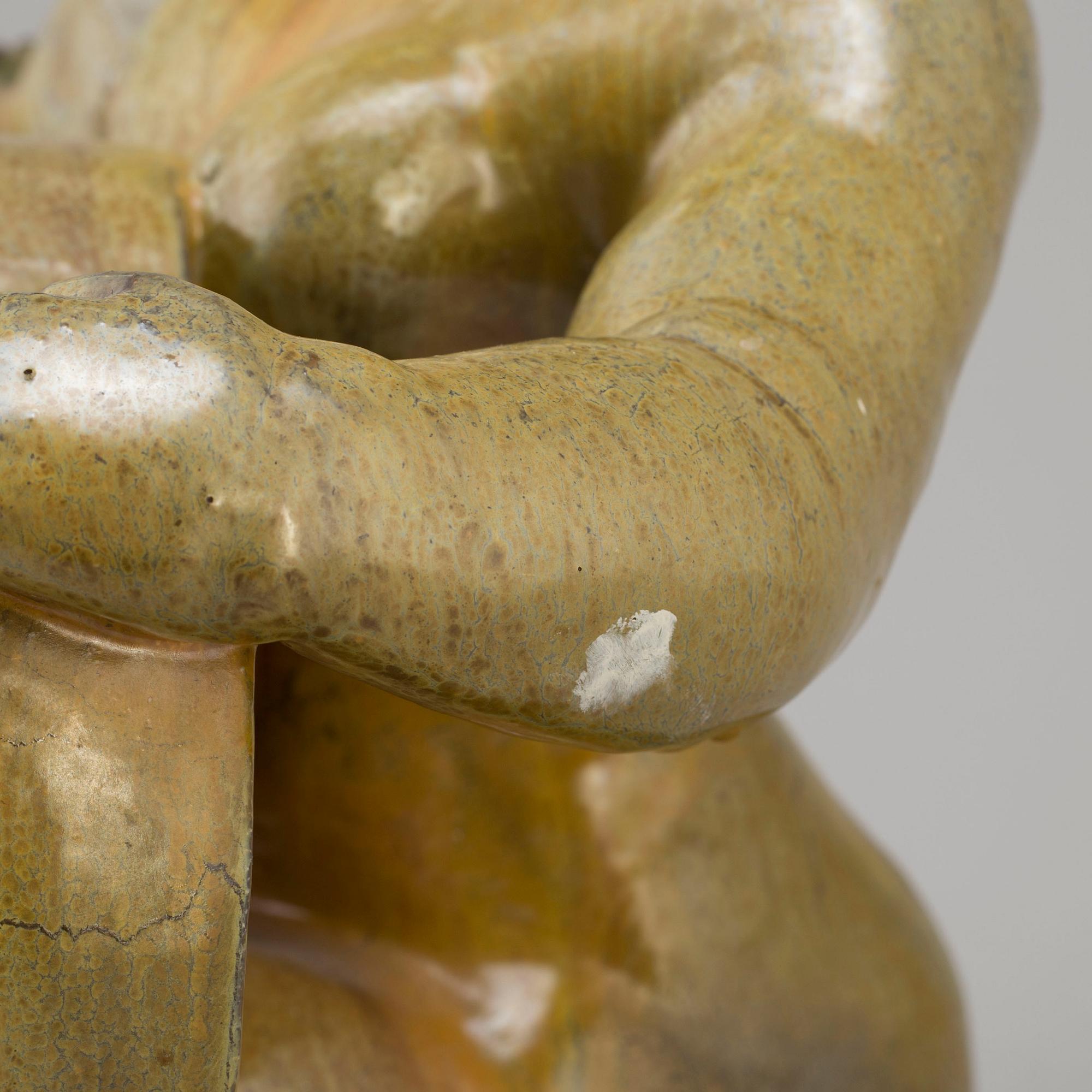 ALLAN EBELING, a sculpture, earthenware, signed A Ebeling and dated 1935.