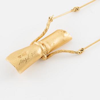 Magnus G:son Liedholm, necklace, 18K gold.