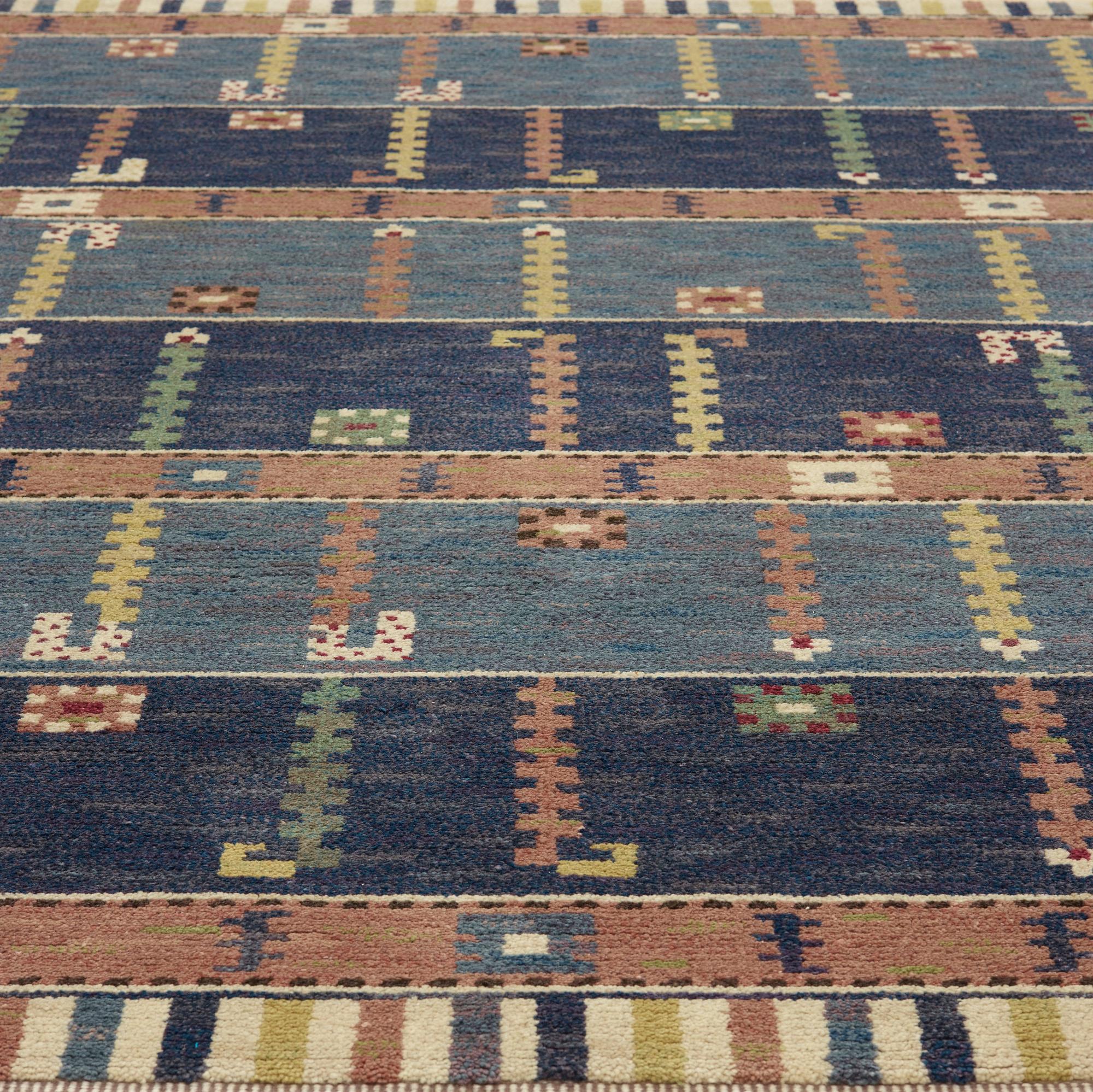 Märta Måås-Fjetterström, MATTA. "Ståndaren". Flossa. 242 x 165 cm. Signerad AB MMF.