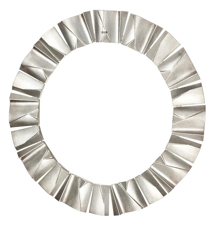 Björn Weckström, BJÖRN WECKSTRÖM, collier "Telone", Lapponia, Finland 2002, sterling.