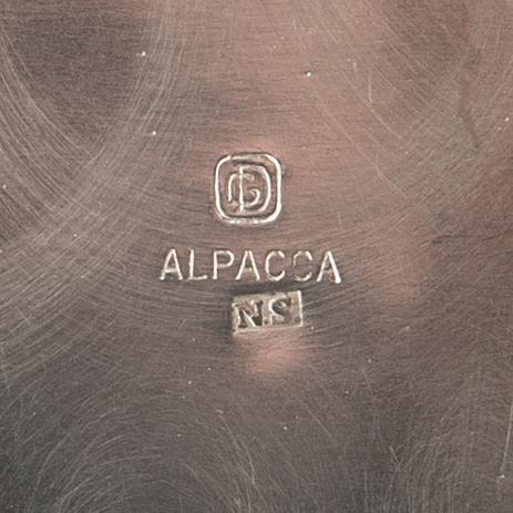 Coffee service 3 dl 1920s silver plate.