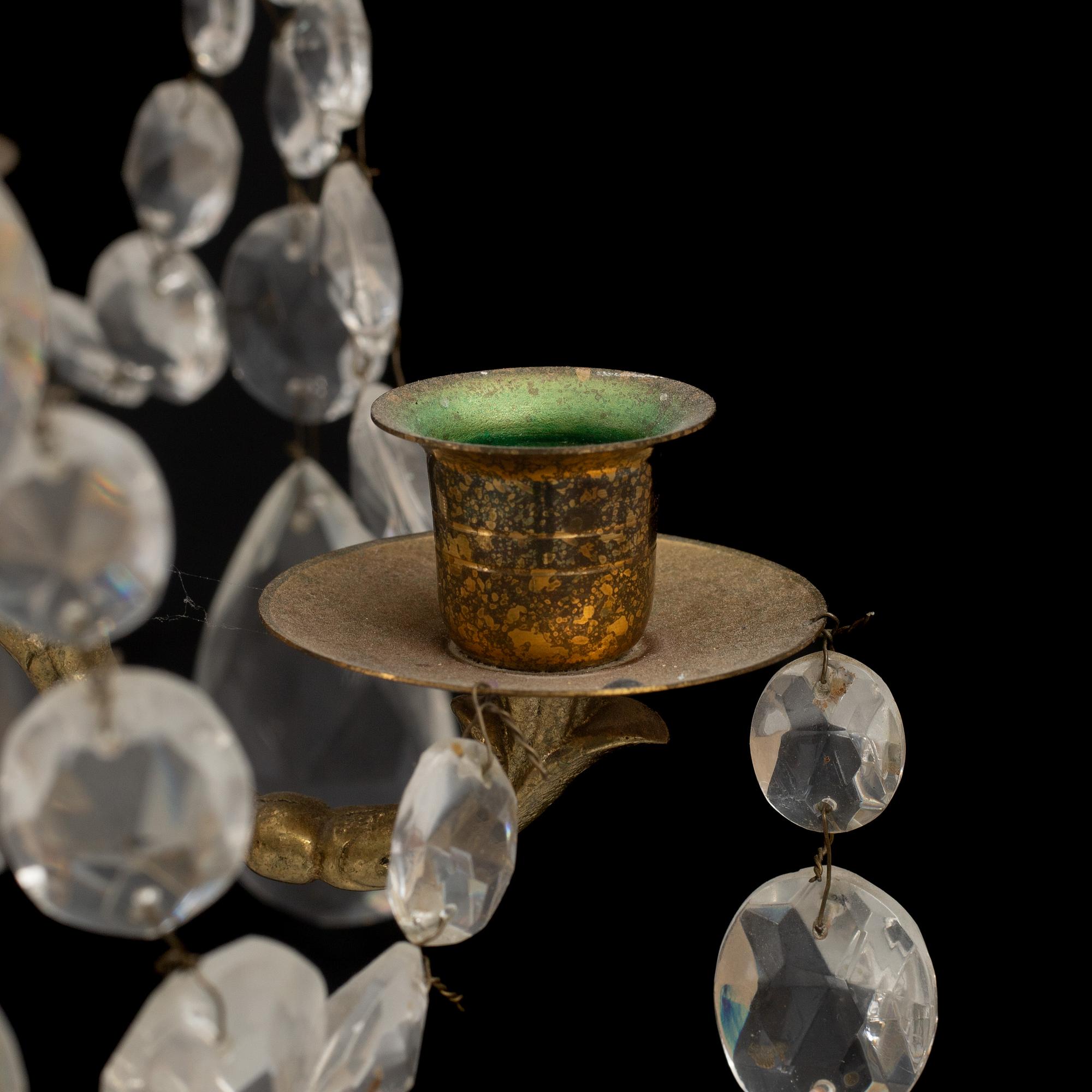 A Gustavian style chandelier, first half of the 20th Century.