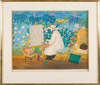 Lennart Jirlow · LENNART JIRLOW, litografi, signerad 373/380