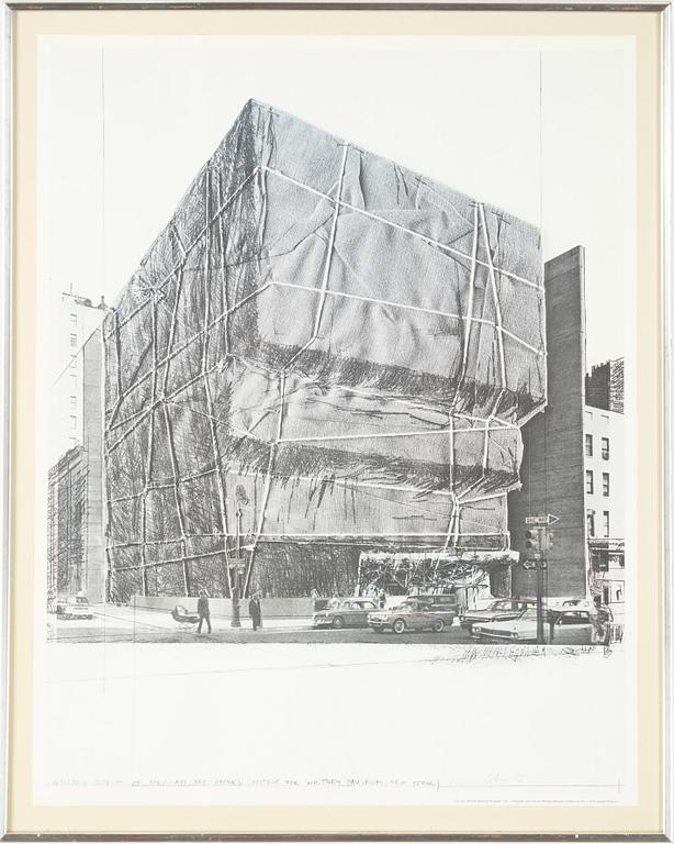 Christo & Jeanne-Claude, offset, 1963.