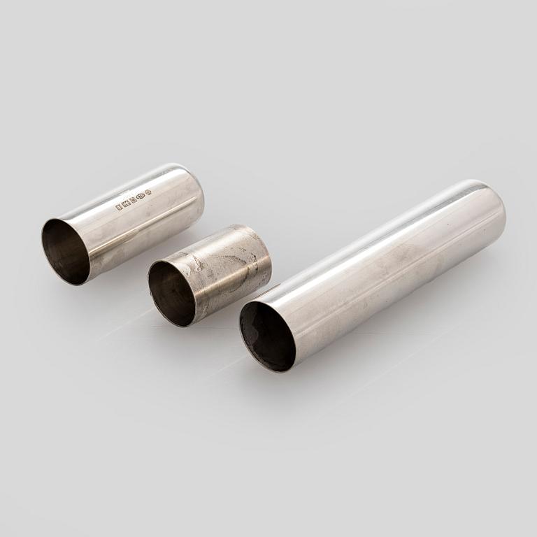 Sikarikotelo ja sikarileikkuri, sterlinghopeaa, Carrs, Sheffield 2005, ja Birmingham vuonna 2000.