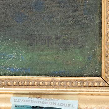 SVANTE KEDE, oil on canvas, indistinctly signed Svante Kede.