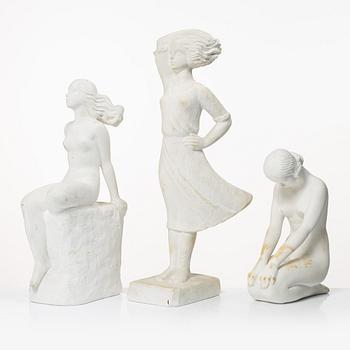 Carin Nilson, ”Västanvind”, ”Styra” and sitting girl.
