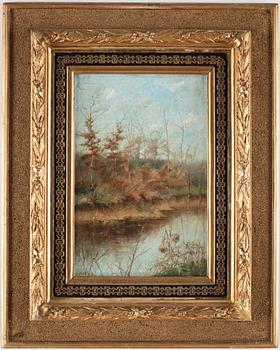 Julia Beck, River landscape, Grez.
