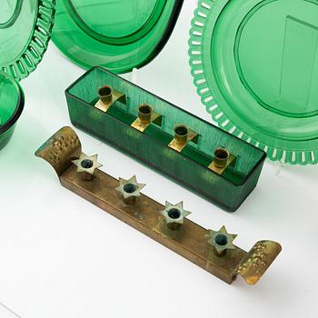 Servisdelar, 77 st, bl.a. Reijmyre, Lindhammar och Josef Frank för Firma Svenskt Tenn.