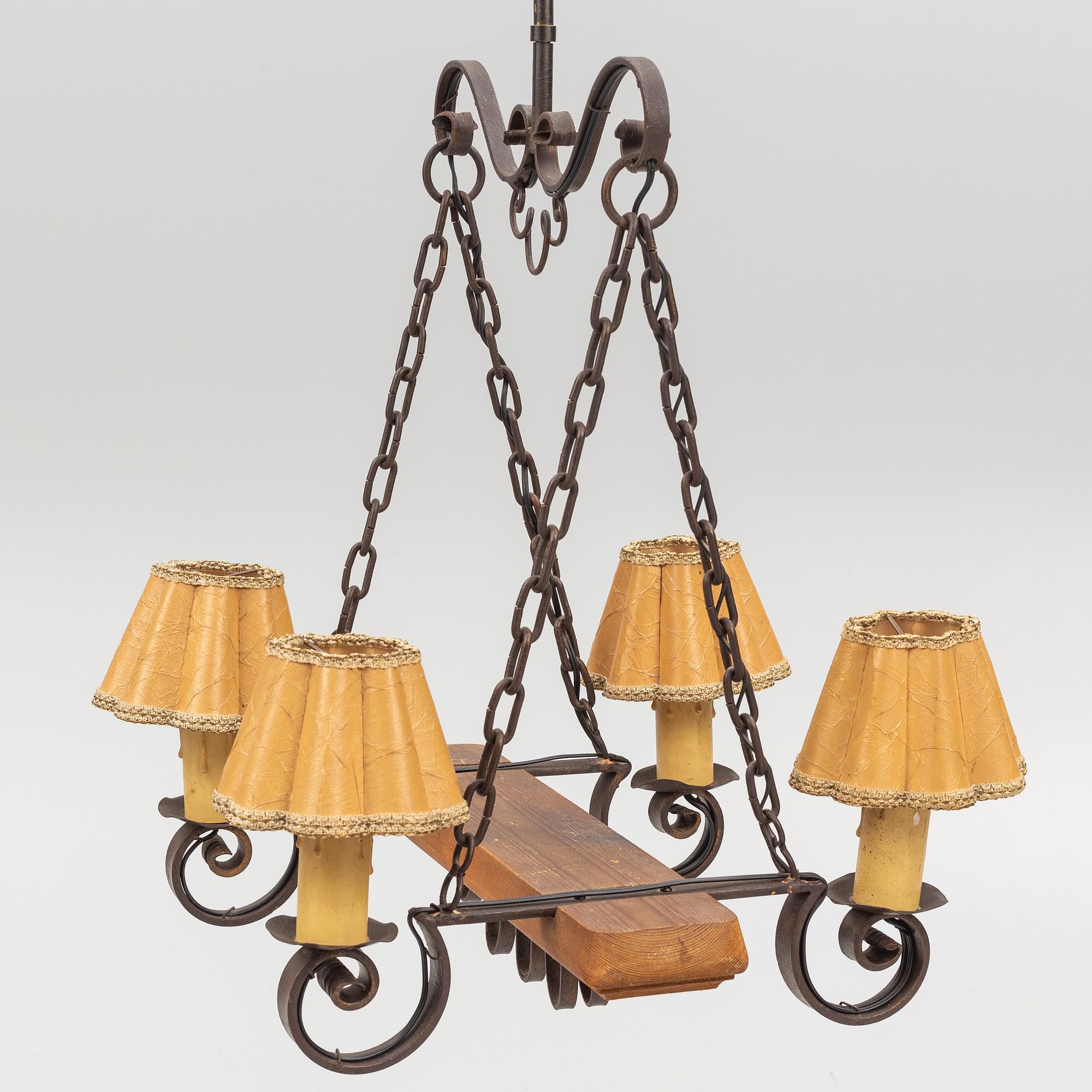 A ceiling lamp, 1920's-30's.