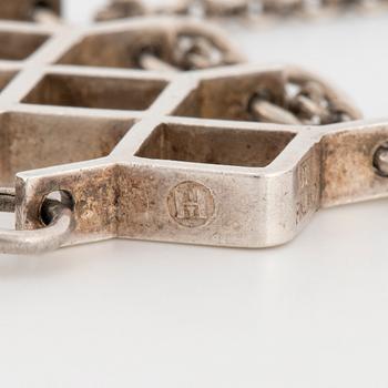 Jorma Laine, design Ruutu, silver pendant.