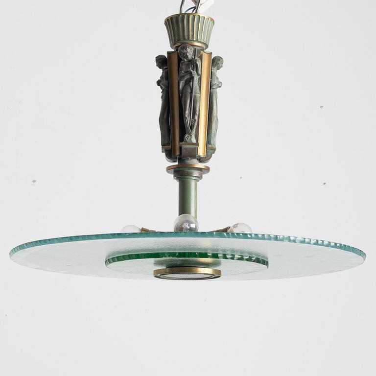 Einar Bäckströms Metallvarufabrik, ceiling lamp, 1930s/40s.