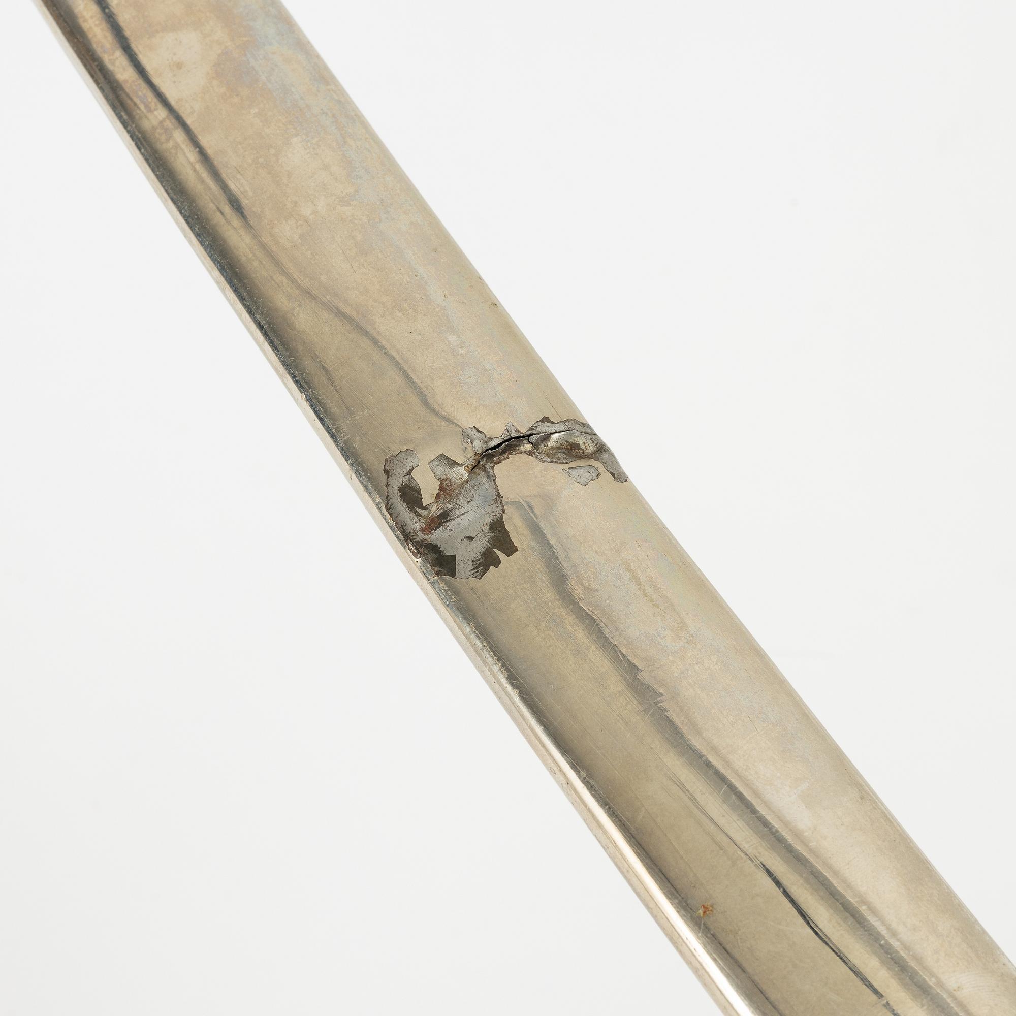 Sabel, svensk, m/1859 för infanteriofficer, med balja.