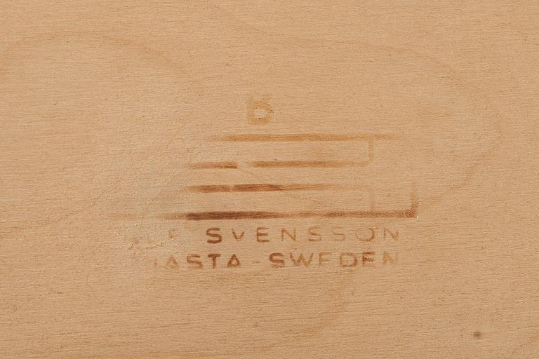MATSALSMÖBLEMANG, 5 delar, Alf Svensson, Bjästad, stämpelmärkt.