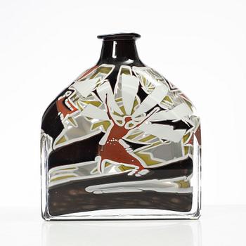 Helén Krantz, vaser, ett par, glas.