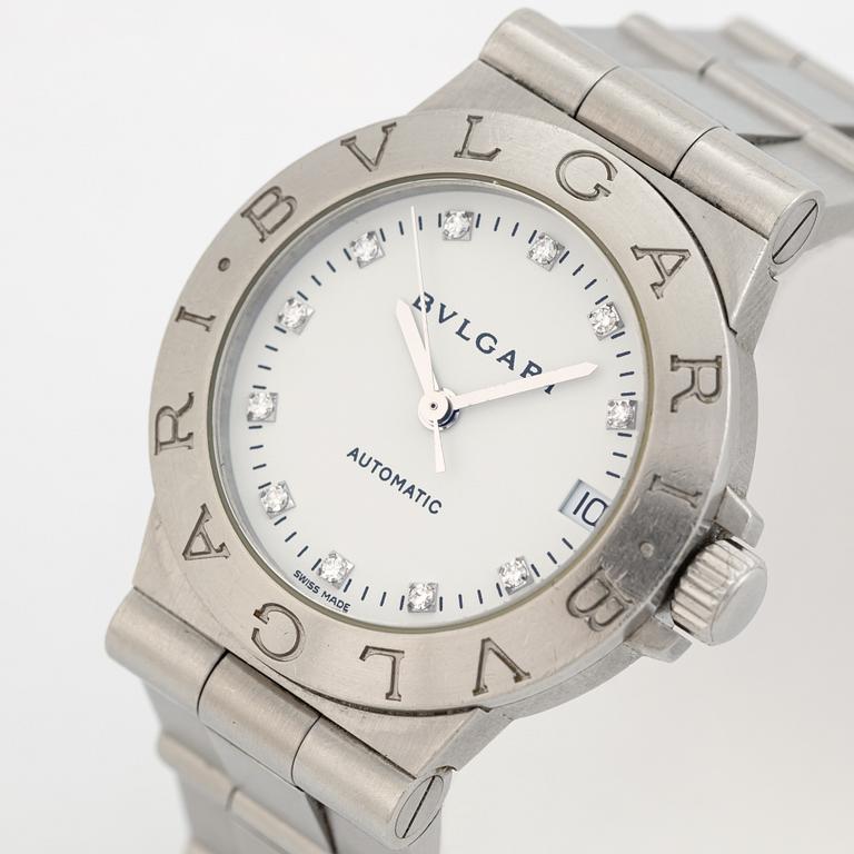 Bvlgari Diagono, wristwatch, 29 mm.