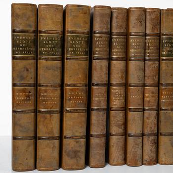 "Svenska slott och herresäten vid 1900-talets början", 12 vol. Stockholm, 1908-1933.