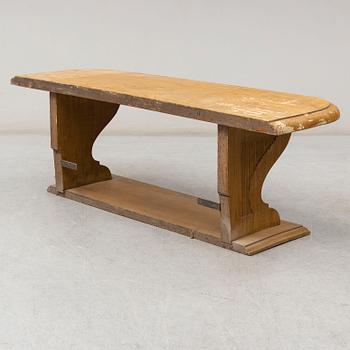 A Gustavian style bench, second half of the 19th century.