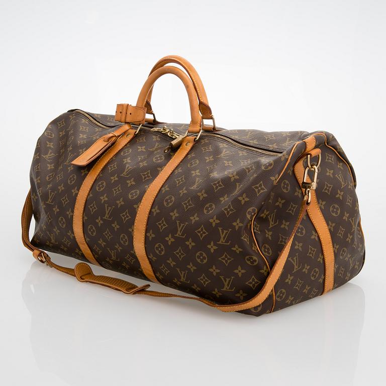 Louis Vuitton, Monogram 'Keepall 60 Bandoulière' weekendbag.
