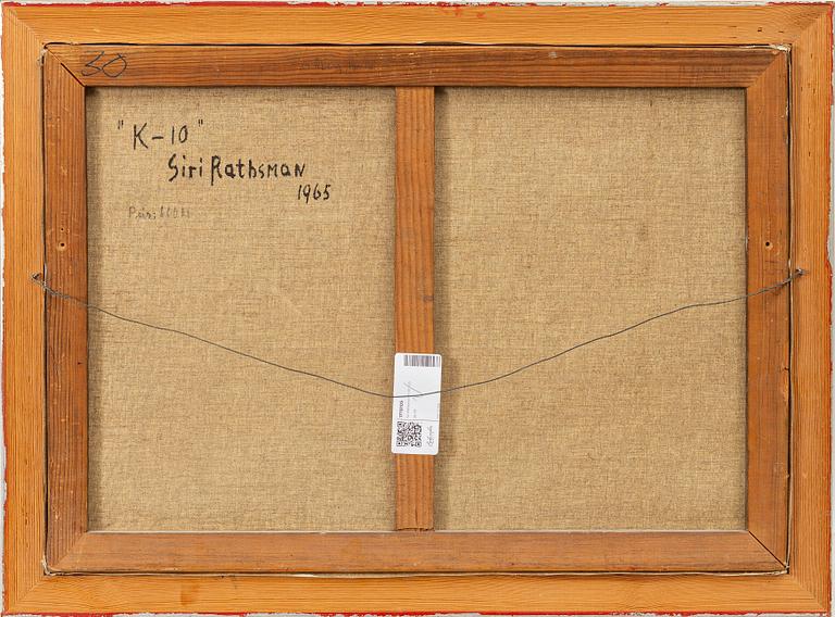 Siri Rathsman, "K-10".