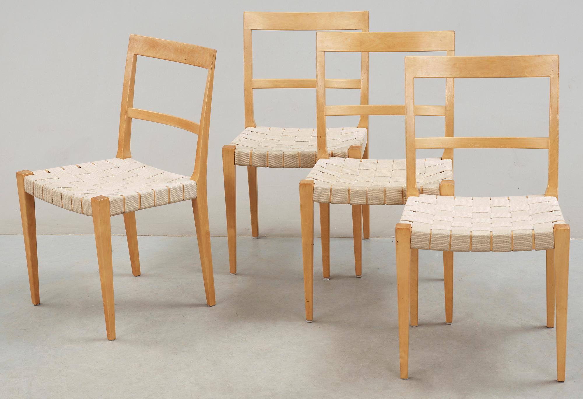 STOLAR, 4 st. "Mimat". Bruno Mathsson, Bruno Mathsson International.