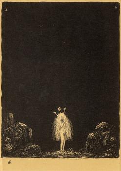 JOHN BAUER, litografier, 1915,  10 st.