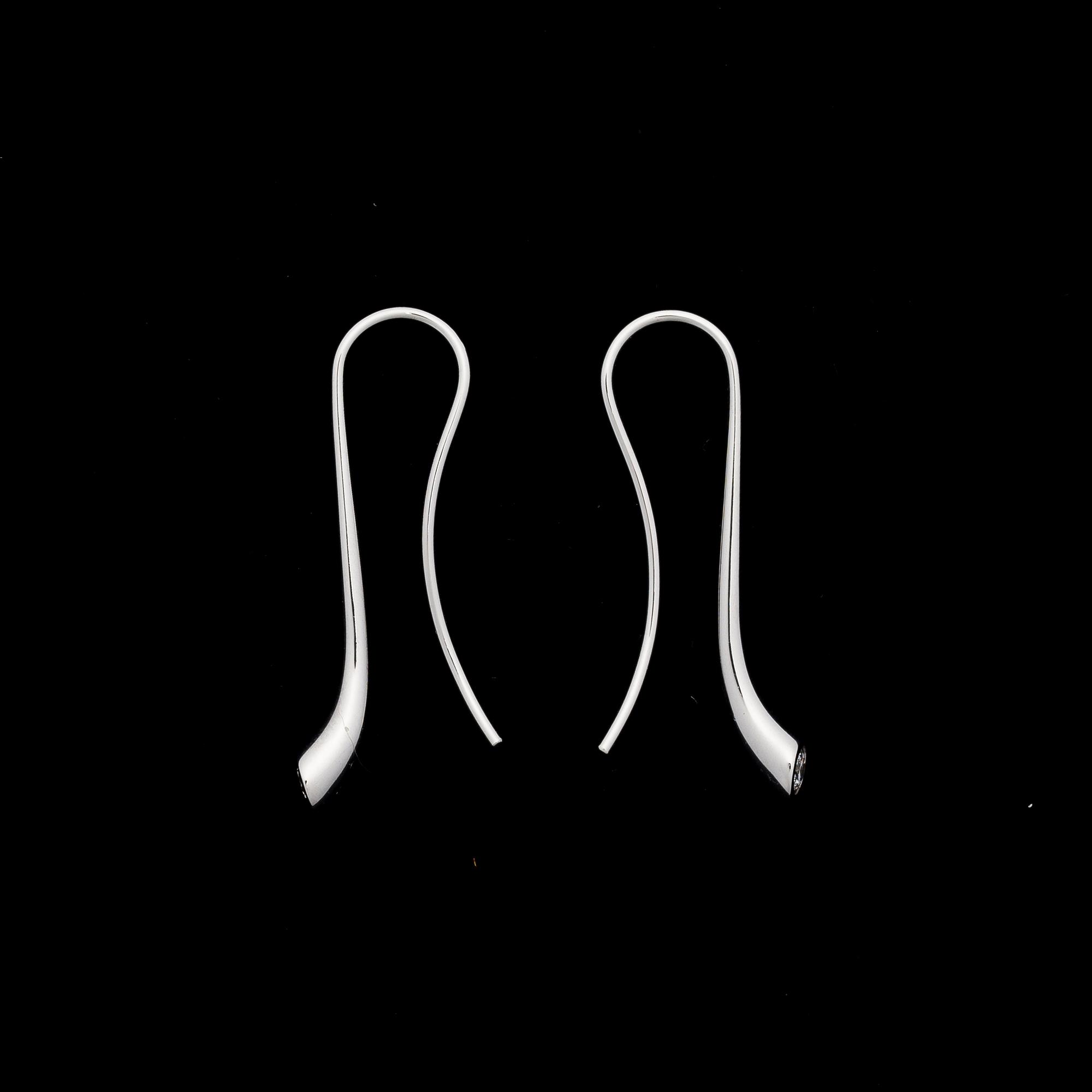 GEORG JENSEN, korvakorut "Magic", briljanttihiotut timantit, 18K valkokultaa.