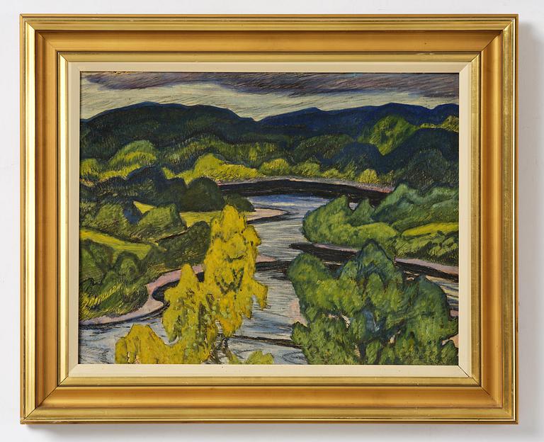 Helmer Osslund, Norrland landscape.