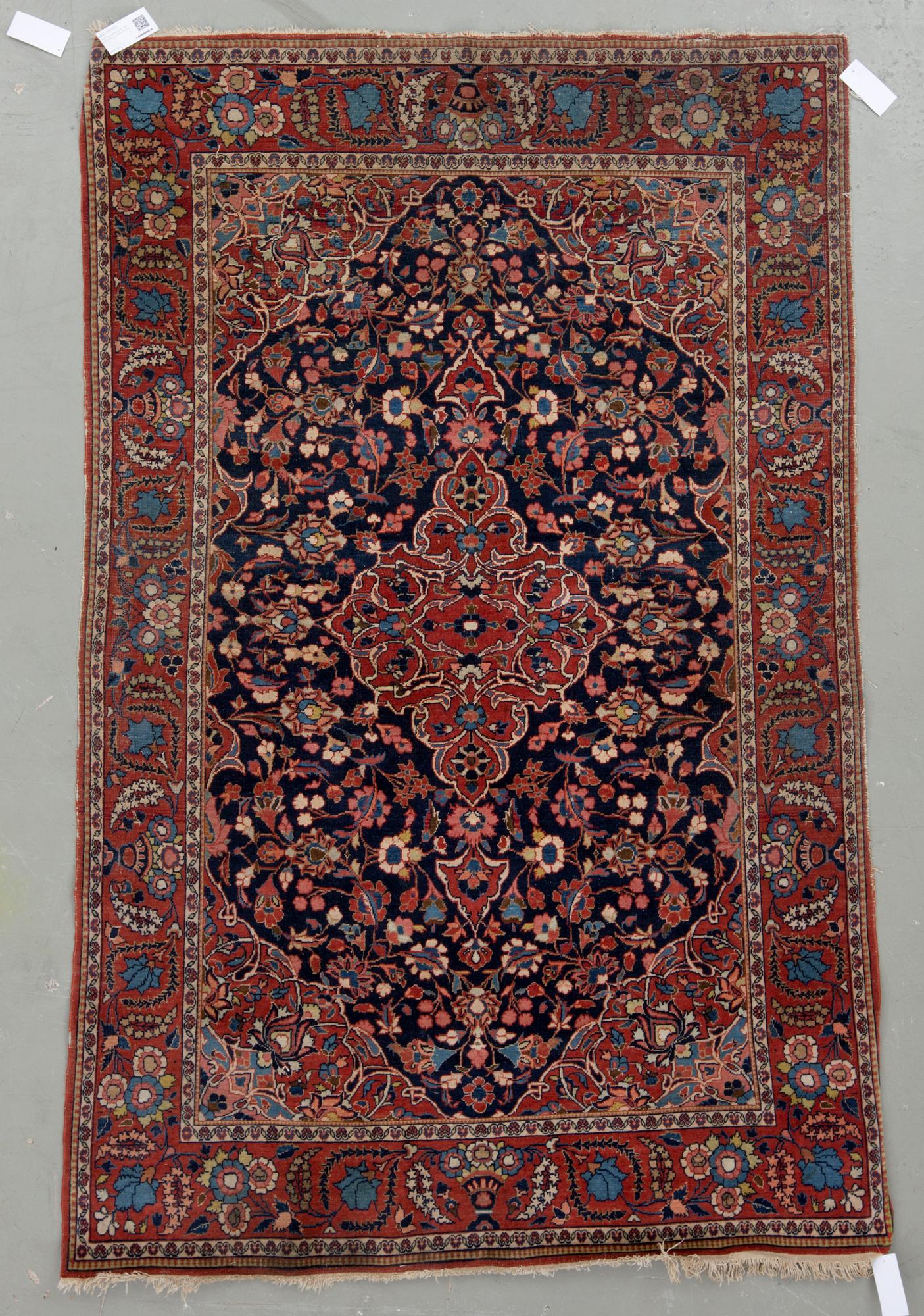 MATTA, Keshan, part silk, semiantik. Ca 201x135 cm.