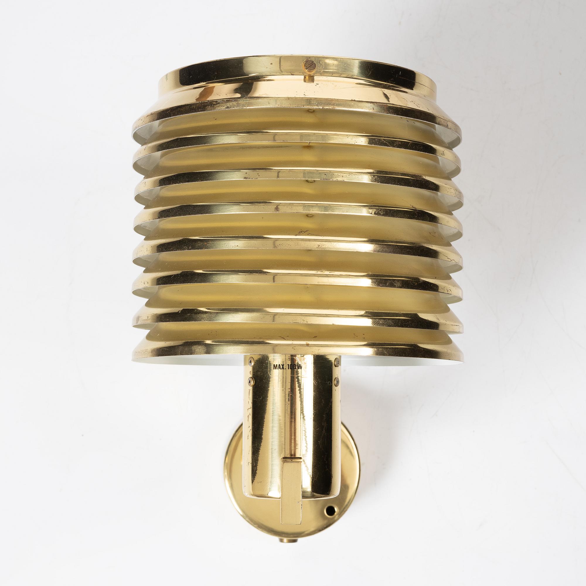 Hans-Agne Jakobsson, a model 'V299' wall lamp, Hans-Agne Jakobsson AB, Markaryd, 1960's/70's.