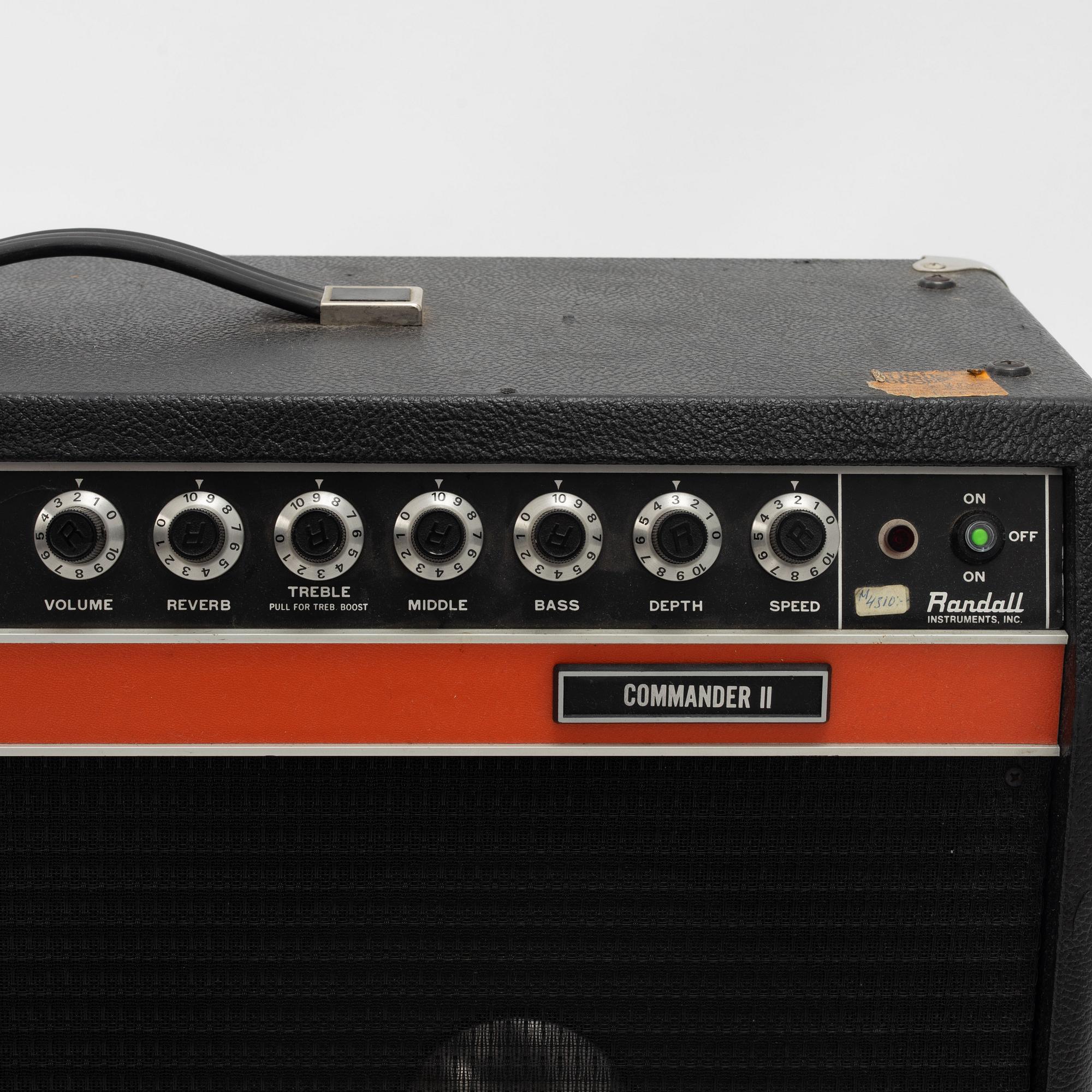 Randall, "Commander II", "RG-120-212", guitar amplifier, 1970s, USA.