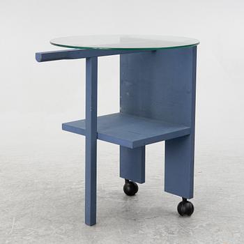 Nirvan Richter, a side table, 'Tidningsrullbord', Norrgavel, 2000's.
