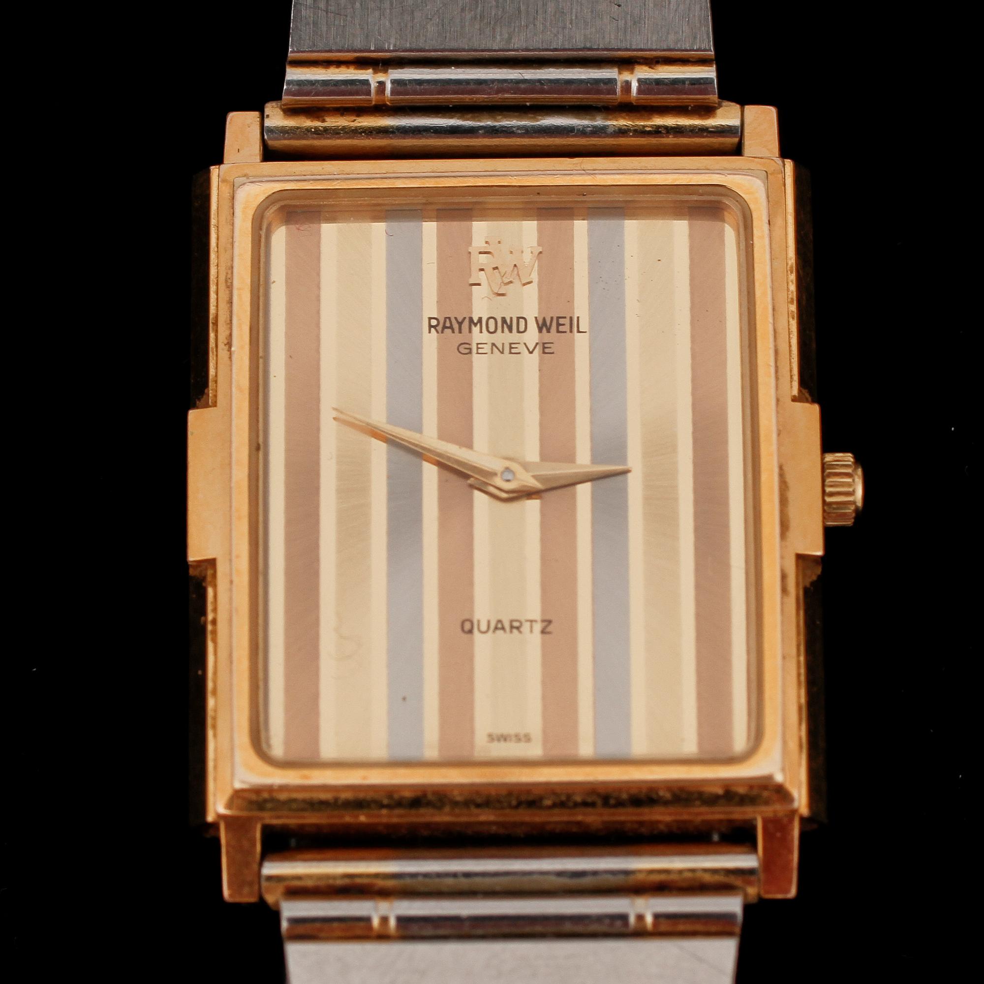 ARMBANDSUR, doublé, Raymond Weil, 1900-talets fjärde kvartal.