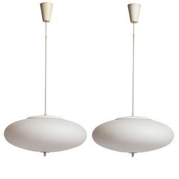 Hans-Agne Jakobsson, a pair of ceiling lamps, model "S 2070", Hans-Agne Jakobsson AB, Markaryd, 1950-60s.