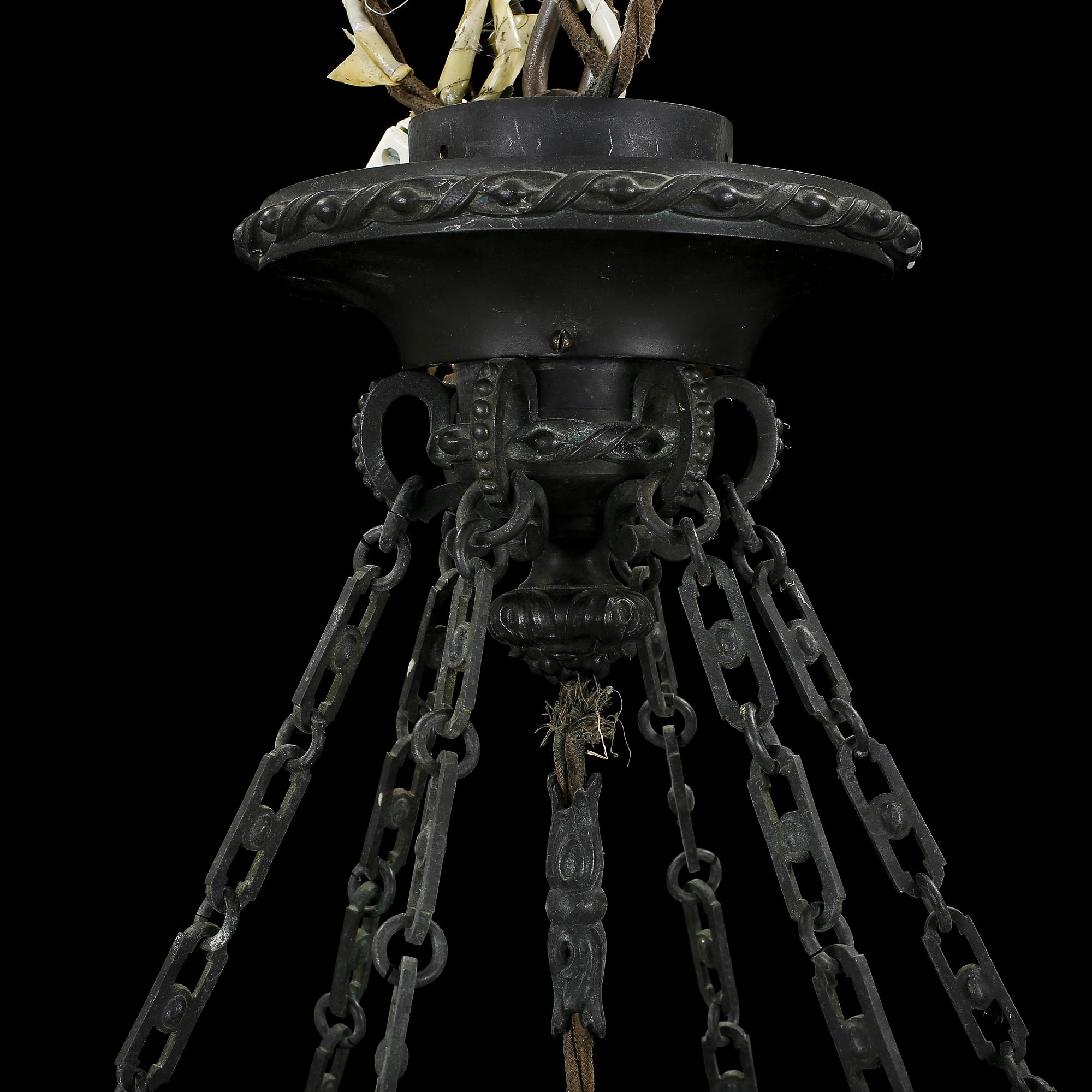 TAKAMPEL, alabaster omkring sekelskiftet 1800/1900.