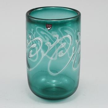 VAS, glas, "Ariel", Eva Englund, Orrefors, 1900-talets andra hälft.