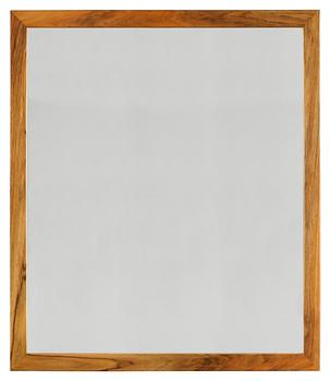 490. A Josef Frank walnut mirror by Firma Svenskt Tenn.