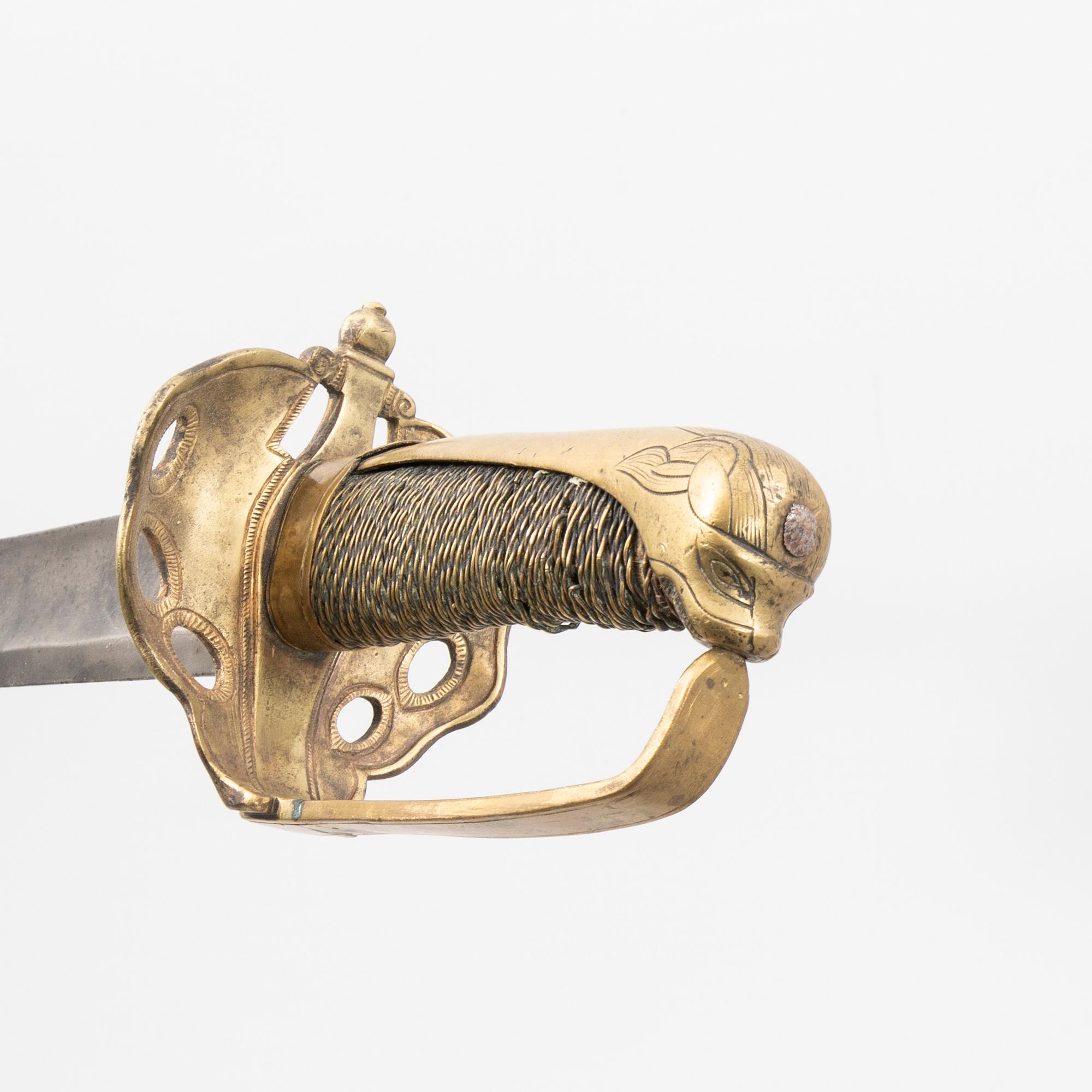 A Danish sabre, 18th/19th century.