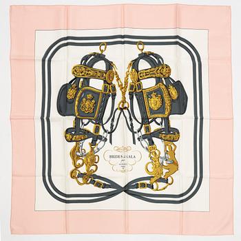 Hermès, a 'Grand Apparat' silk scarf.