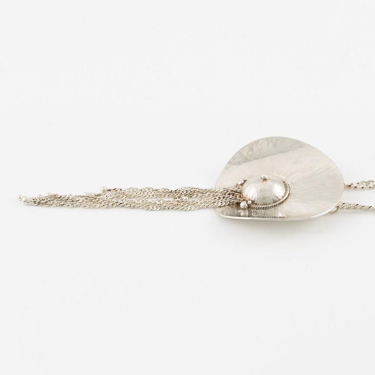 Rosa Taikon, a sterling silver necklace, Stockholm.