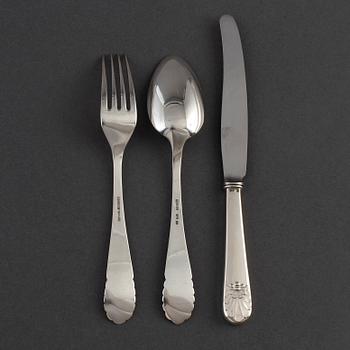 36 psc silver cutlery 'Snäck', MGAB.