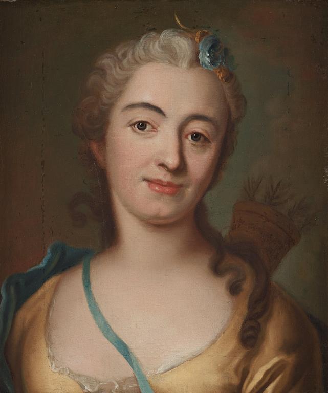 Johan Henrik Scheffel, "Kristina Anna Dohna" (1729-1792)(gift Falkenberg, Leijonhufvud).