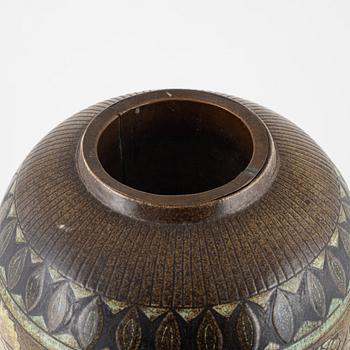 Bonni Rehnkvist, a ceramic vase, Törngrens krukmakeri, Falkenberg.
