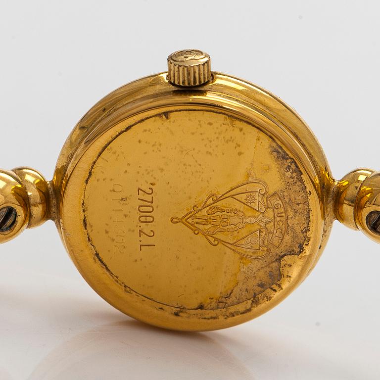 Gucci, wristwatch, 20 mm, yellow base metal, quartz.