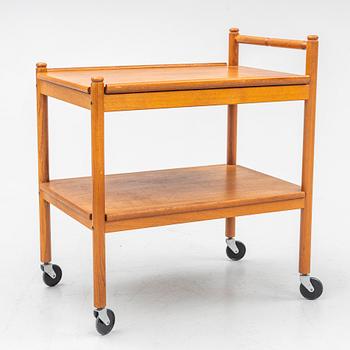 Serving trolley, mid-20th century.