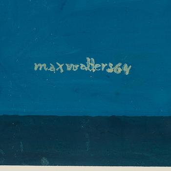 MAX WALTER SVANBERG, collage, signed and dated -64.