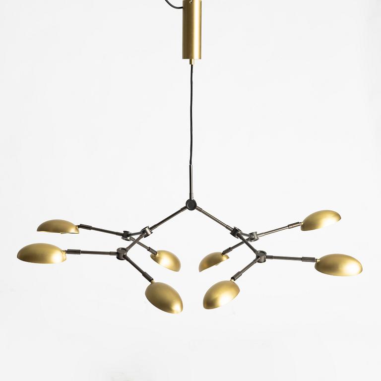 Kristian Sofus Hansen & Tommy Hydahl, taklampa, "Drop Chandelier", 101 Copenhagen, Danmark.