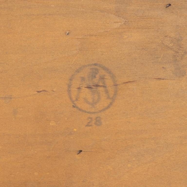 Bertil Fridhagen, a model 'Eugen' dining table, and four chairs from Bodafors, Sweden, 1950's/60's.